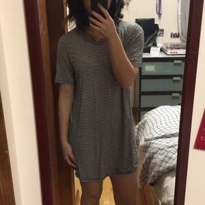Brandy melville (s-m) striped tshirt dress